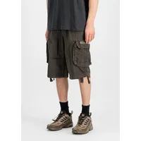 Alpha Industries Jet Cargo Shorts Greyblack 34