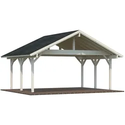 Palmako Carport Robert 20,6 m2 naturbelassen Holzcarport