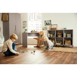 yuny by paidi Sideboard YUNY BY PAIDI "BROTHER STU mit 6 offenen Fächern", grau (taupe), B:123,4cm H:83,7cm T:38cm, Holzwerkstoff, Sideboards, Sideboard, stabiles und langlebiges Regal, geprüfte Qualität
