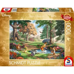 Schmidt Spiele - Erwachsenenpuzzle - Disney Winnie The Pooh, 1000 Teile Puzzle