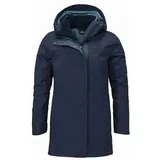 Schöffel Damen Barth 3in1 Parka (Größe 3XL, blau)