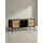 KADIMA DESIGN Lowboard 110x48x40 cm Schwarz/Eiche Metall/MDF/Holzwerkstoff