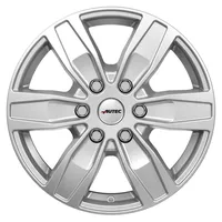 Autec Quantro Brilliantsilber-lackiert Alufelge 17 Zoll ET45 6x120 ML74.6