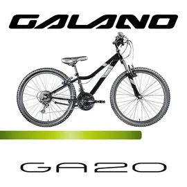 Galano GA20 24" RH 30 cm schwarz/grau 21-Gang V-Brakes