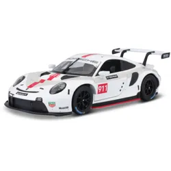 Bburago 18-38302 - Modellauto - Porsche 911 RSR (weiß, Maßstab 1:43)