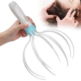 Brrnoo Kopfmassage Spinne Scalp Massager, Kopfmassage Elektrisch, Octopus Kopfhaut Massagegerät Head Massager Kopf Massage Head Spa Vibration Scalp Massage Tool für Kopfentspannung und Tiefschlaf