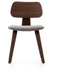 Kave Home Esszimmerstuhl Gena Stoff beige 2er Set