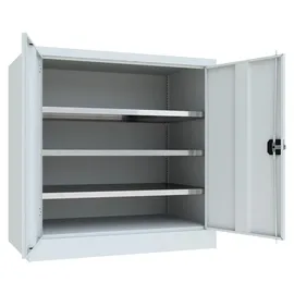 Stier Flügeltürenschrank Zink 1000x1000x600 mm RAL 7035