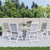 Gartenstuhlauflagen für Hochlehner, Outdoor-Polster, für Gartenmöbel und Innenräume