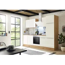 Respekta Küchenzeile Marleen Premium 280 cm Weiß