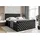 altdecor Boxspringbett BOXI8-Z KING 120 x 200 cm H3/H4 Schwarz