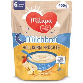 Milupa Milchbrei Gute Nacht Vollkorn Früchte 400 g