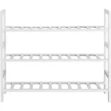 Hti-Living Schuhregal 71 x 60 x 26 cm weiß / weiß