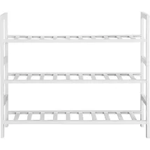 Hti-Living Schuhregal 71 x 60 x 26 cm weiß / weiß