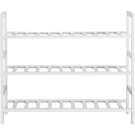 Hti-Living Schuhregal 71 x 60 x 26 cm weiß / weiß