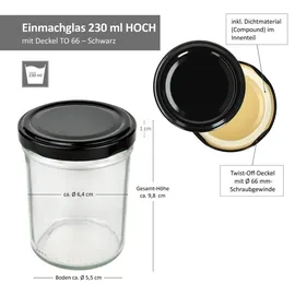 Mambocat Sturzglas 230 ml 50 St.