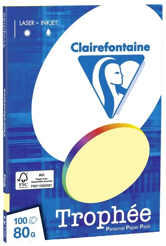 Exacompta Clairefontaine TROPHEE PPP - Kanariengelb - A4 (210 x 297 mm)