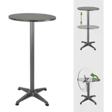 Trutzholm Bistrotisch 2in1 Ø 60 x 70-115 cm Anthrazit