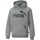 Puma Jungen Pullover, ESS Big Logo Hoodie - Schwarz,Grau - 104