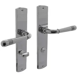 INTERSTEEL Langschildgarnitur Helena Verchromt WC 72 mm