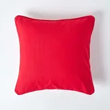 Homescapes Kissenbezug 60 x 60 cm Rot