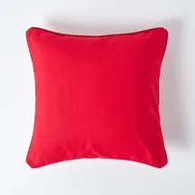 Homescapes Kissenbezug 60 x 60 cm Rot