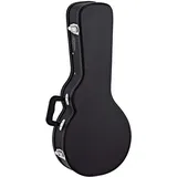 Ortega Guitars Economy Mandolin Hardcase - Tasche für F-Style Mandoline - Höhe 71 cm - Vinyl, Schwarz (OMCSTD-F)