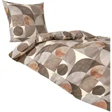 Traumschlaf Parma Seersucker Beige 155 x 220 cm + 80 x 80 cm
