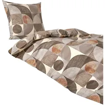 Traumschlaf Parma Seersucker Beige 155 x 220 cm + 80 x 80 cm