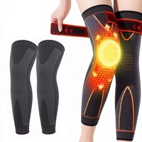 2 Stück Reduefast Akupressur Detoxing & Shaping Knieschoner – Kneeka Akupressur Selbstheizung Kniebandage Turmalin Akupressur Selbstheizung Knie, effektive Hilfe bei Gewichtsverlust (3XL, schwarz)