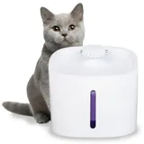 Trinkbrunnen für Katzen,3L Katze Trinkbrunnen Ultra Quiet Pet Fountain Wasserspender mit LED-Licht,Leicht zu reinigender Katzen Trinkbrunnen für Katzen Hunde