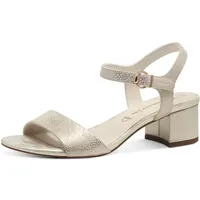 TAMARIS Sandalette Damen Blockabsatz metallic,EU 41