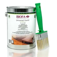 BIOFA Universal Hartöl seidenmatt 2,5L Set mit Ölpinsel (33,36 EUR/l)