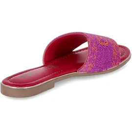 Marco Tozzi Damen Pantoletten Pink Textil Größe: 37 - Rosa - 37