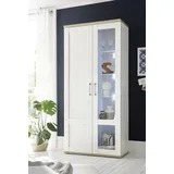 HBZ Vitrine Romance 93 x 46 x 202 cm Weiß