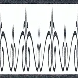 A.S. Création Only Borders 11 Tapetenborte Ornament (Weiß/Schwarz, 5 x 0,05 m, Selbstklebefolie)