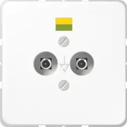 Jung Potential-Ausgl.Steckdose 2 Steckerstifte CD 565-2 WW