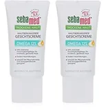 SEBAMED Trockene Haut Gesichtscreme Omega 12%, speziell bei Neurodermitis und Schuppenflechte geeignet, auch für sehr, medizinische Hautpflege, Made in Germany, ohne Mikroplastik (Packung mit 2)