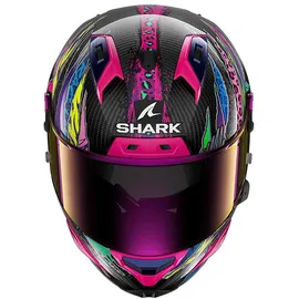Shark Aeron Fawn Integralhelm - Schwarz/Gelb/Pink/Blau / M