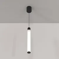 Maytoni Pendellampe Pendelleuchte, Hängeleuchte Hängelampe Höhenverstellbar schwarz LED