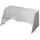 PRO PLUS Koch-Windschutz 3-teilig Stahl faltbar + ausziehbar 38,5/73 x 27 x 24 cm