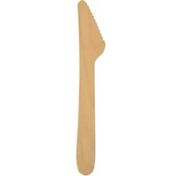 PAPSTAR Einweg-Messer pure, Holz, 500 St.