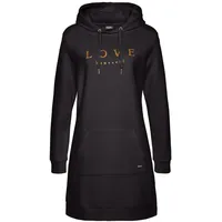 Buffalo Sweatkleid Schwarz 36/38