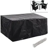 vidaXL Gartenmöbel-Abdeckung 180 x 140 x 90 cm Schwarz