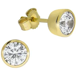 Celesta Gold Ohrring 375/- Gelbgold Zirkonia