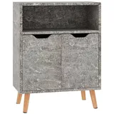 vidaXL Sideboard Betongrau 60x30x72 cm Holzwerkstoff