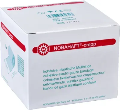 Nobahaft Crepp kohäsive Mullbinde 6 cmx20 m 1 St