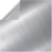 vidaXL Poolabdeckung silber 975x488 cm