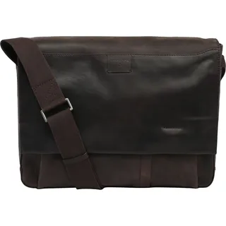 Strellson Brick Lane Messenger LHF Dark Brown