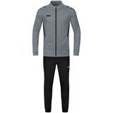 Jako Damen Trainingsanzug Polyester Challenge steingrau/schwarz, 34